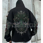 Viking Destiny Nordic Gods Hoodie – Norse Mythology Graphic Pullover, Ancient Lore & Spiritual Streetwear, Unisex