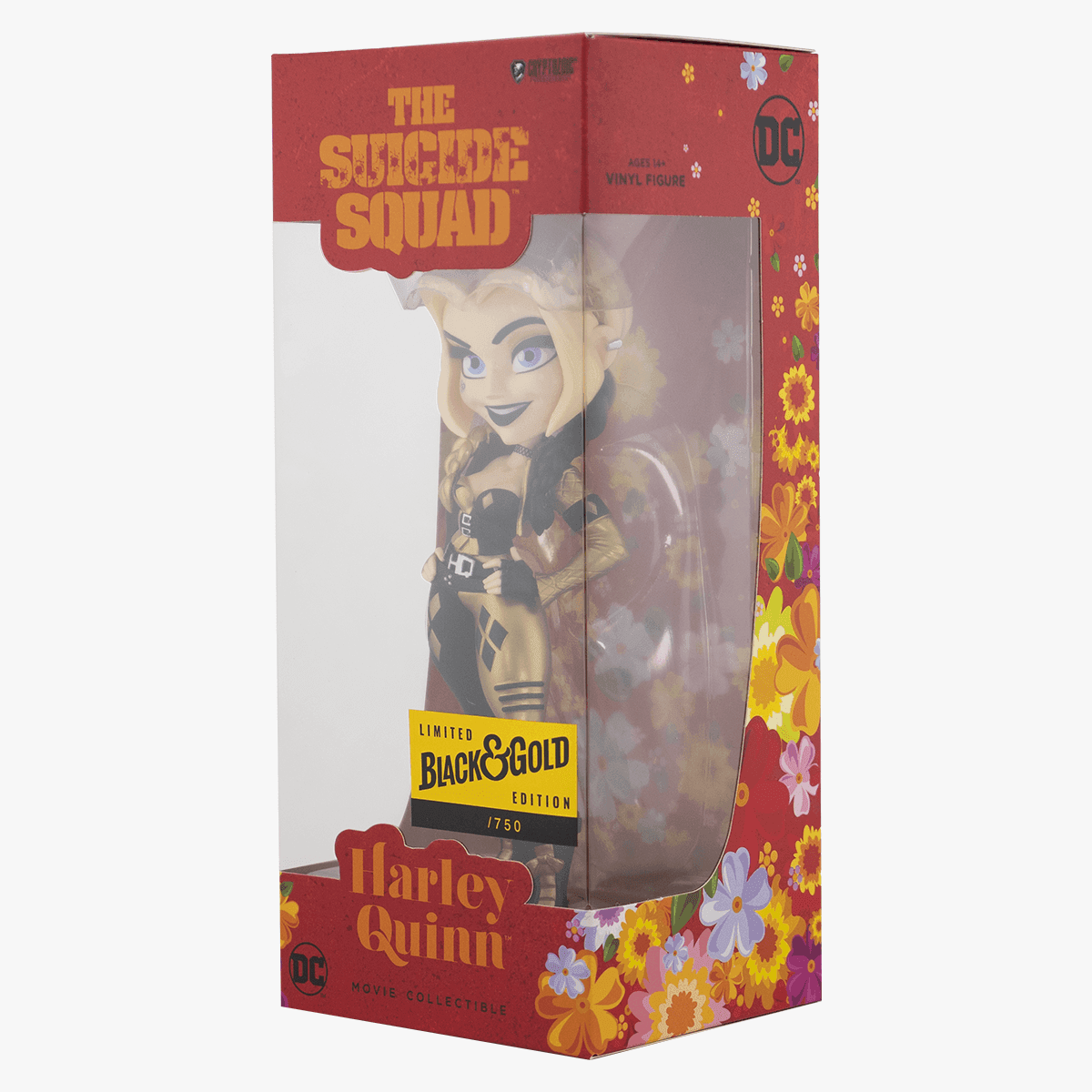 Harley Quinn The Suicide Squad Movie Collectible: Black & Gold Edition Figure - 