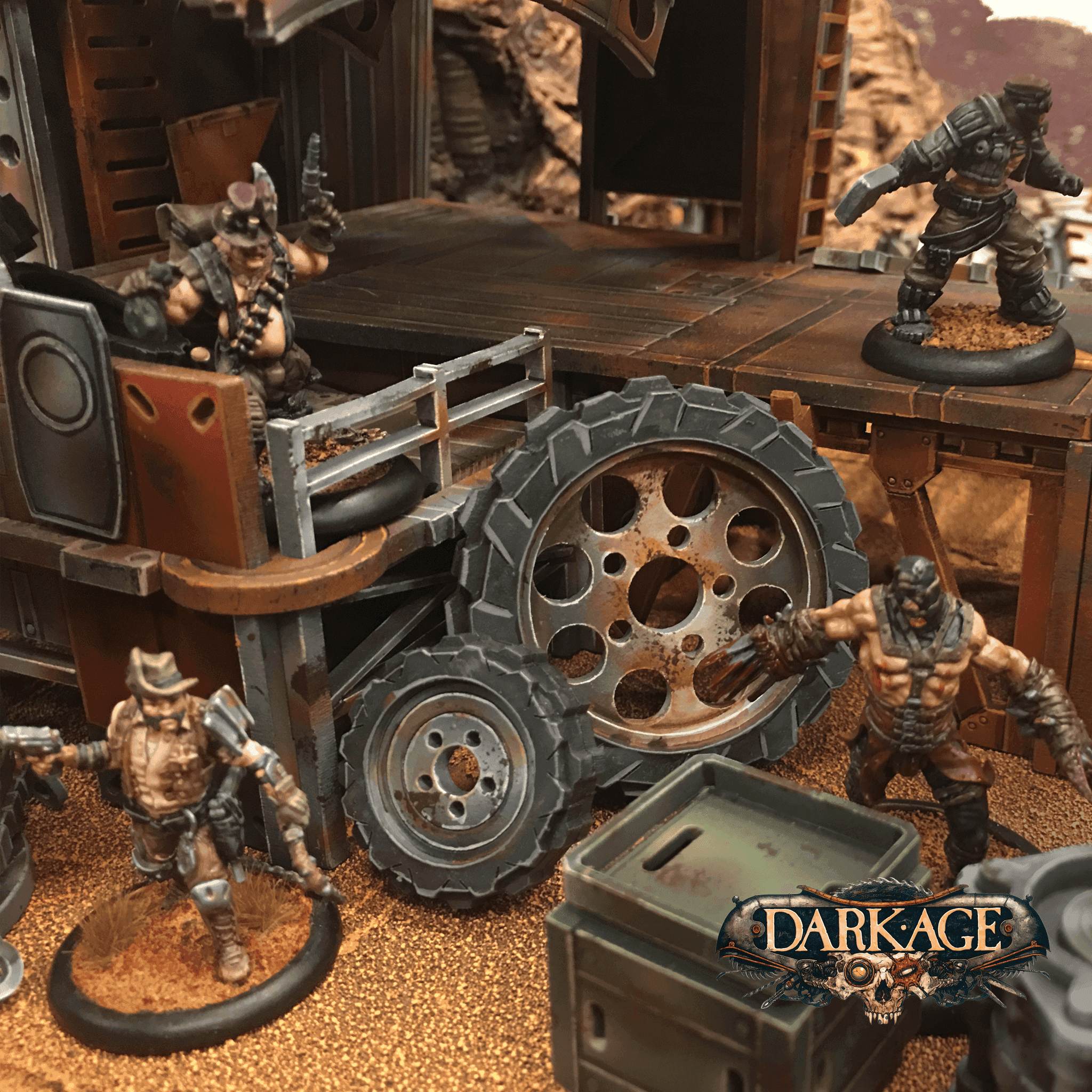 Dark Age Scavenged Tires - 