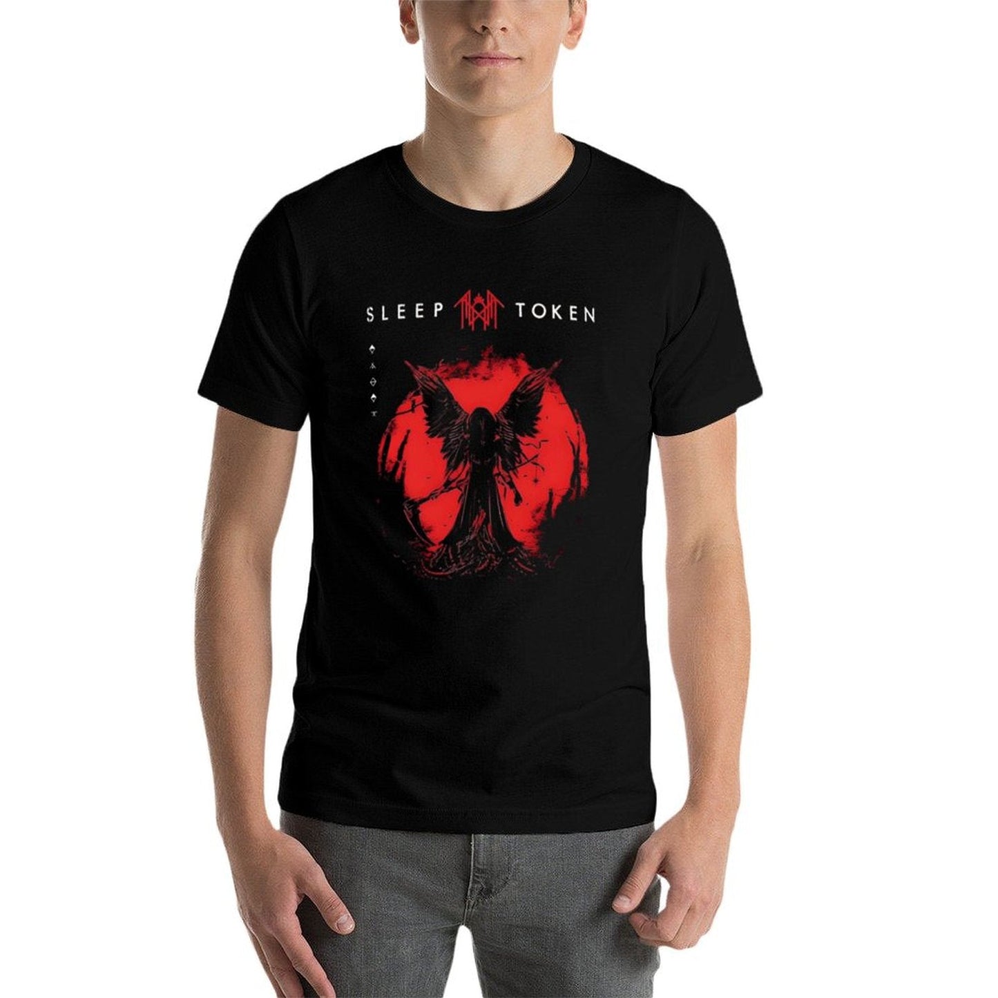 Darkness Rises with The Scream of Sound - Original Sleep Token Music Merchandise  Fade-proof Color T-Shirt