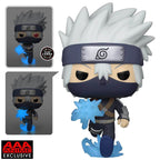 Funko Pop! Naruto Shippuden - Young Kakashi Hatake Chidori GITD AAA Anime Exclusive - 
