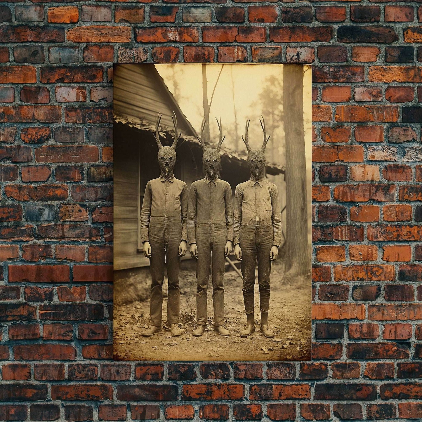 Creepy Wall Art, Dark Fantasy Art, Dark Wall Art, Spooky Art, Gothic Wall Art, Canvas Print, Wall Art, Vertical Print, Horror Decor - 8x12 Inches / Gallery Wrap Canvas - Ready To Hang