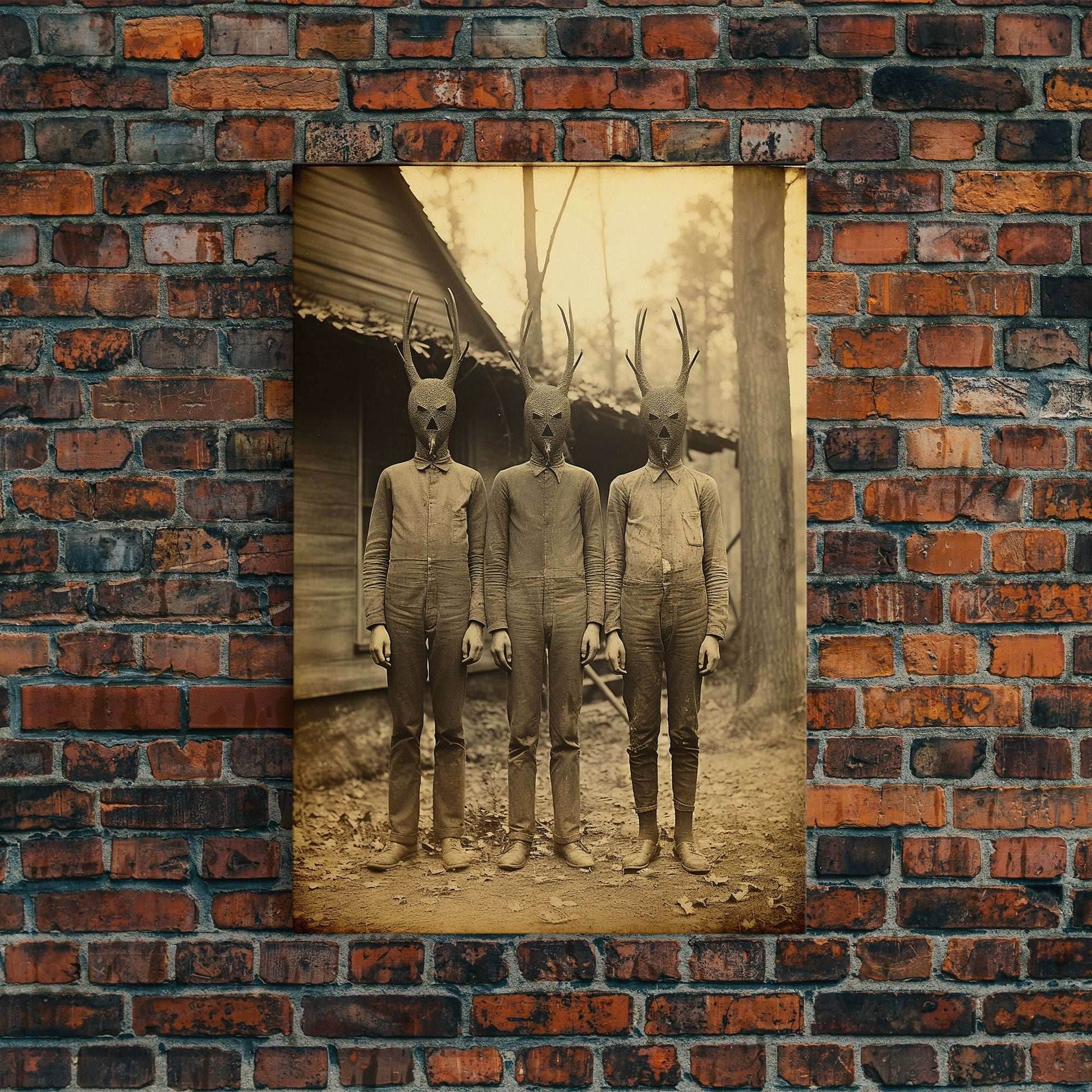 Creepy Wall Art, Dark Fantasy Art, Dark Wall Art, Spooky Art, Gothic Wall Art, Canvas Print, Wall Art, Vertical Print, Horror Decor - 8x12 Inches / Gallery Wrap Canvas - Ready To Hang