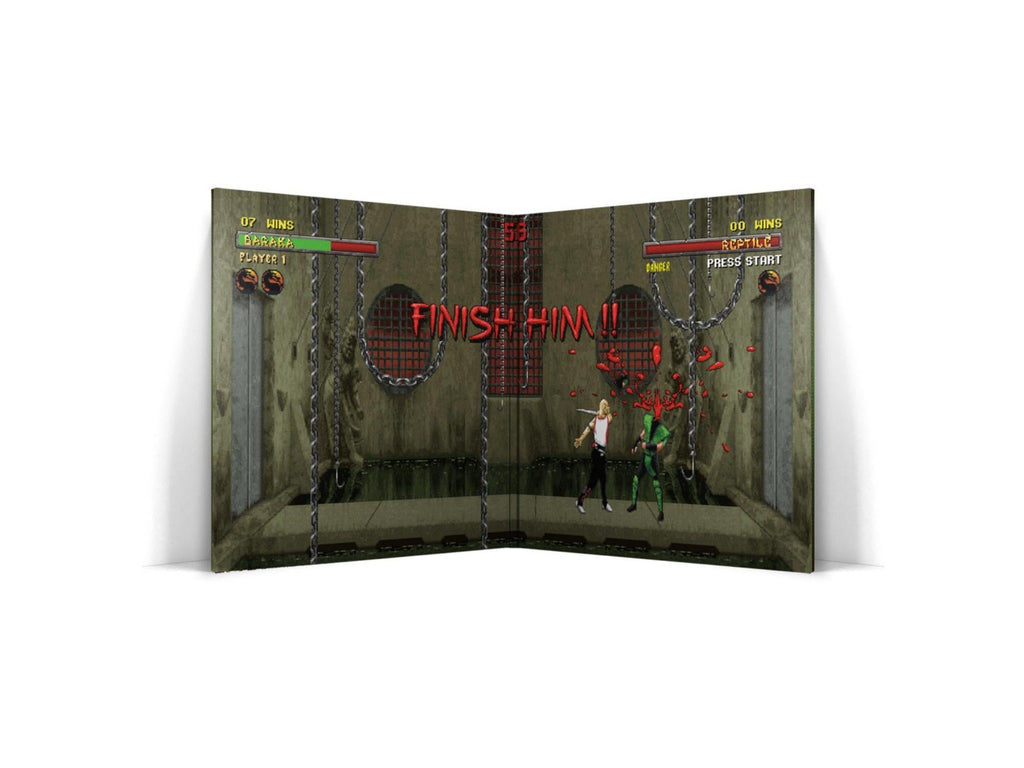 Mortal Kombat I and II - Music From The Arcade Game Soundtracks (Limited Edition Red & Black Swirl Colored Vinyl)