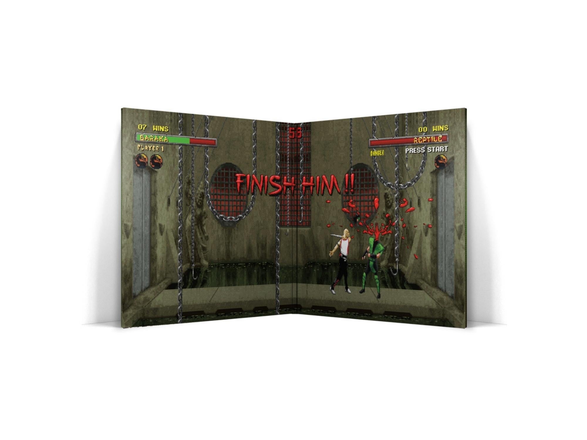 Mortal Kombat I and II - Music From The Arcade Game Soundtracks (Limited Edition Red & Black Swirl Colored Vinyl)