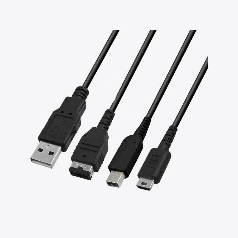 3-in-1 Charging Cable for Handheld Consoles - 