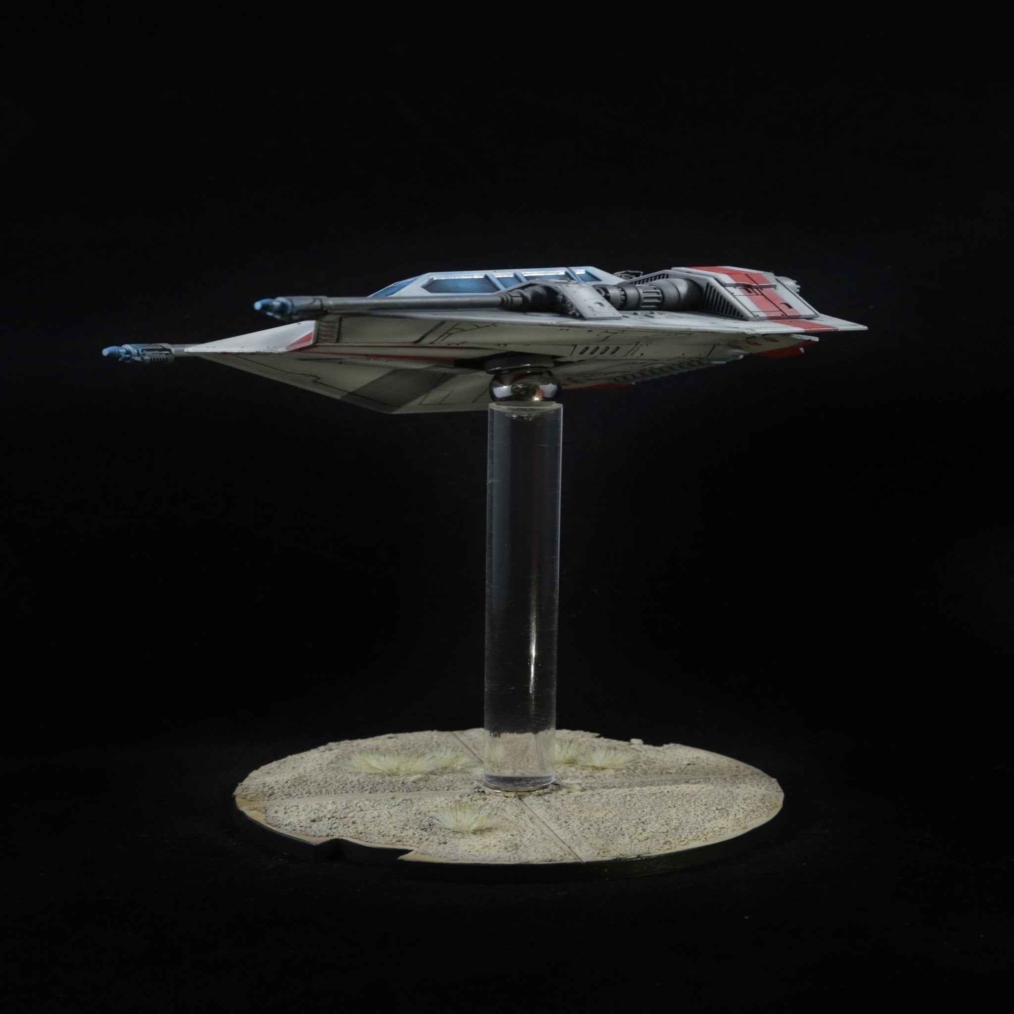 3 Sets Large Posable Magnetic Flight Stands Snowspeeder Fluttercraft Compatible - Tal