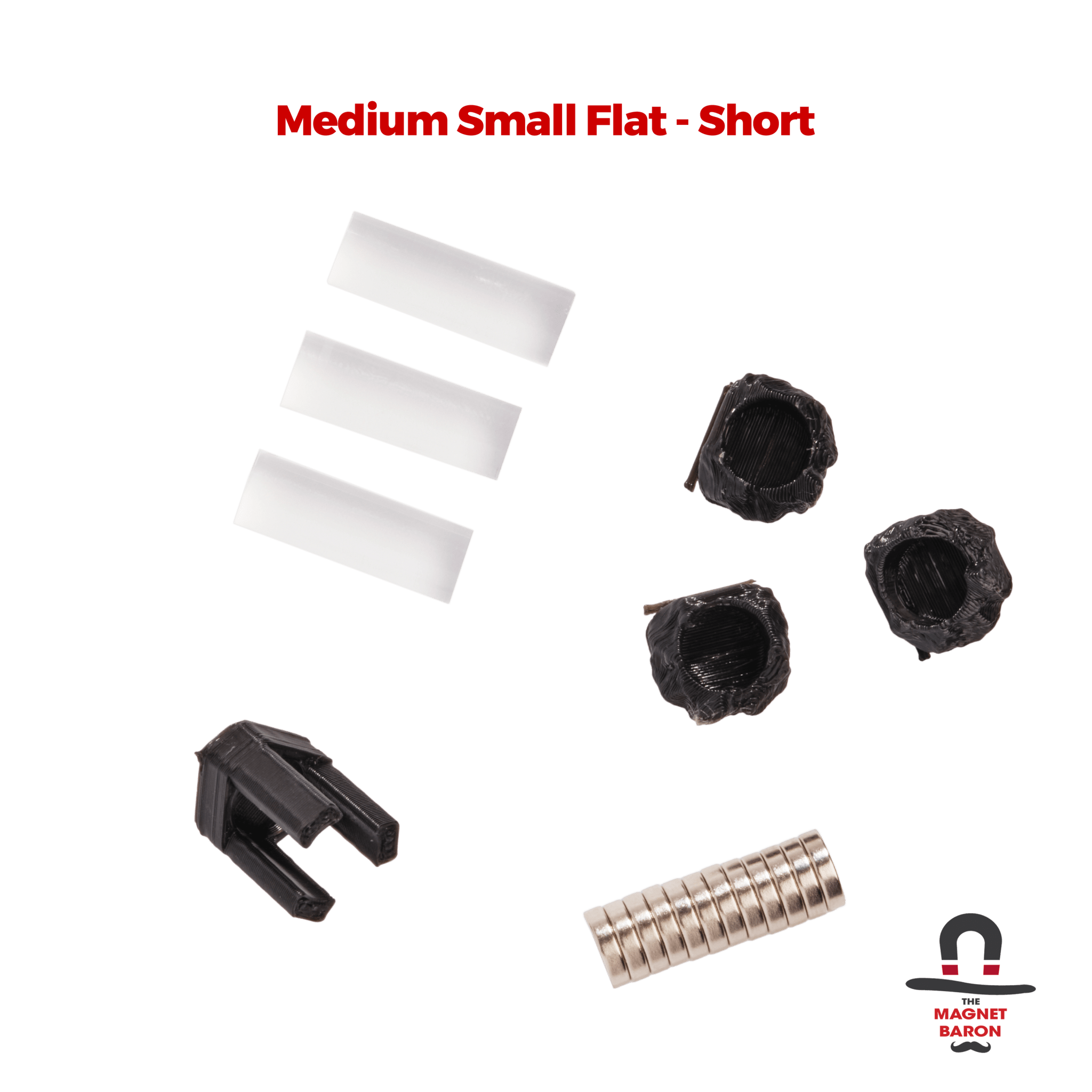 3 Sets Medium Small Flat Magnetic Flight Stands