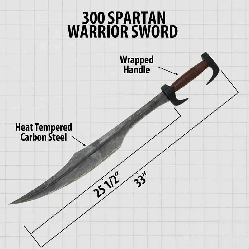 300 Spartan Warrior Replica Sword - 