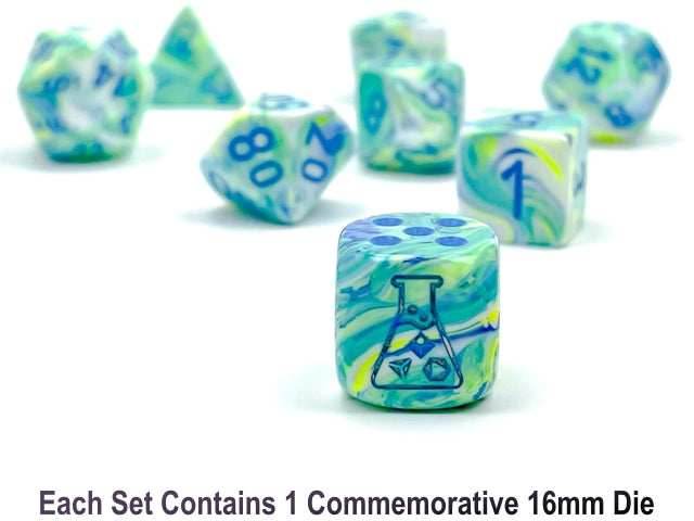 Festive® Polyhedral Garden/blue 7-Die Set - 