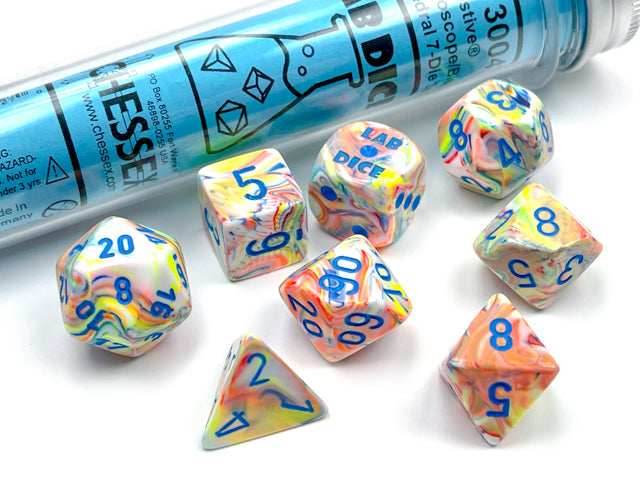 Festive® Polyhedral Kaleidoscope/blue 7-Die Set - 