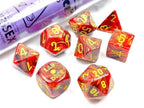 Vortex® Polyhedral Underworld/yellow 7-Die Set - 
