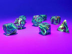 Vortex® Polyhedral Underworld/yellow 7-Die Set - 