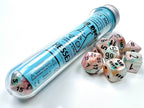 Lustrous® Polyhedral Sea Shell/black Luminary™ 7-Die Set (with bonus die) - 
