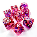 Nebula®Polyhedral Black Light Special/white 7-Die Set (with bonus die) - 