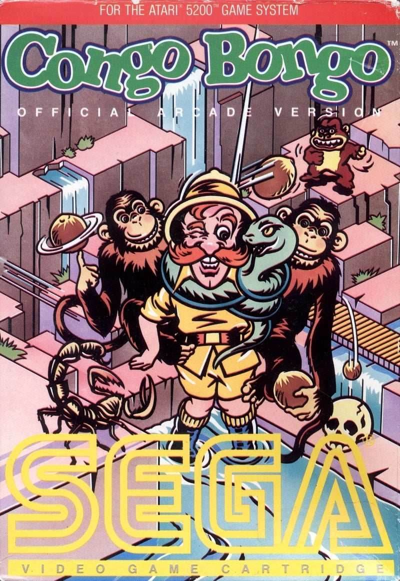 Congo Bongo (Atari 5200) - Game Manual Only