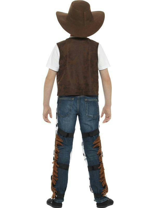 Smiffy's Texan Cowboy Child Costume Boy's Size Small 4-6