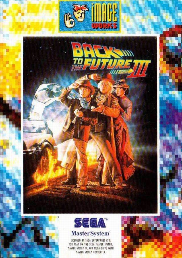 Back to the Future Part III (Sega Master System) - Game Manual Only