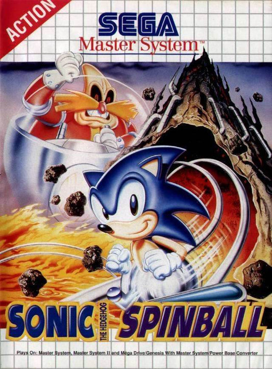 Sonic the Hedgehog Spinball (Sega Master System) - Game Manual Only