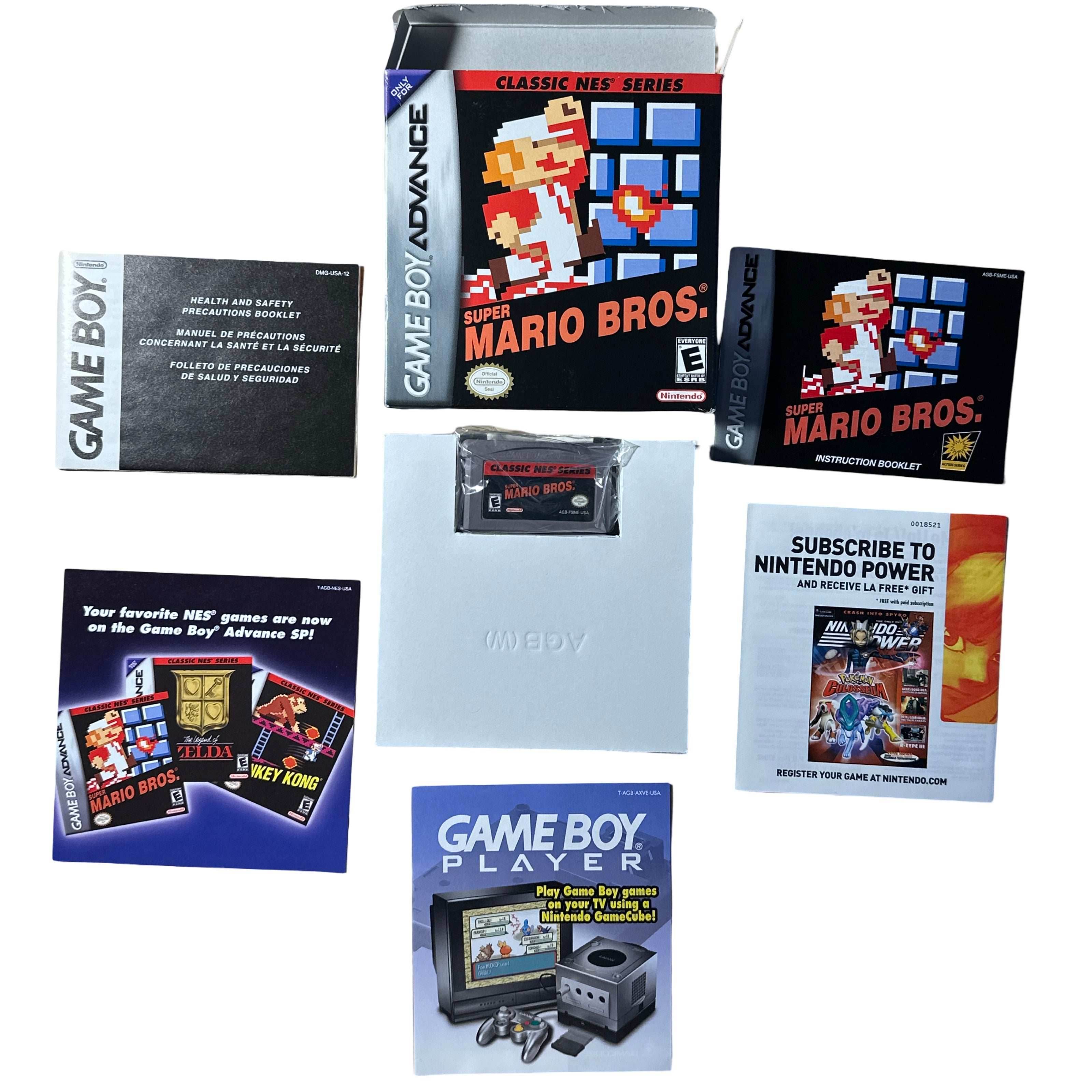 Super Mario Bros [Classic NES Series] - GameBoy Advance - Complete in Box