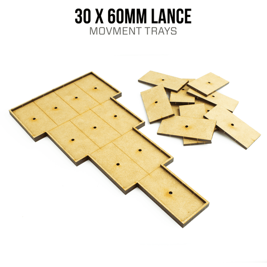 30mm x 60mm Lance Movement Trays - 2 / Blank