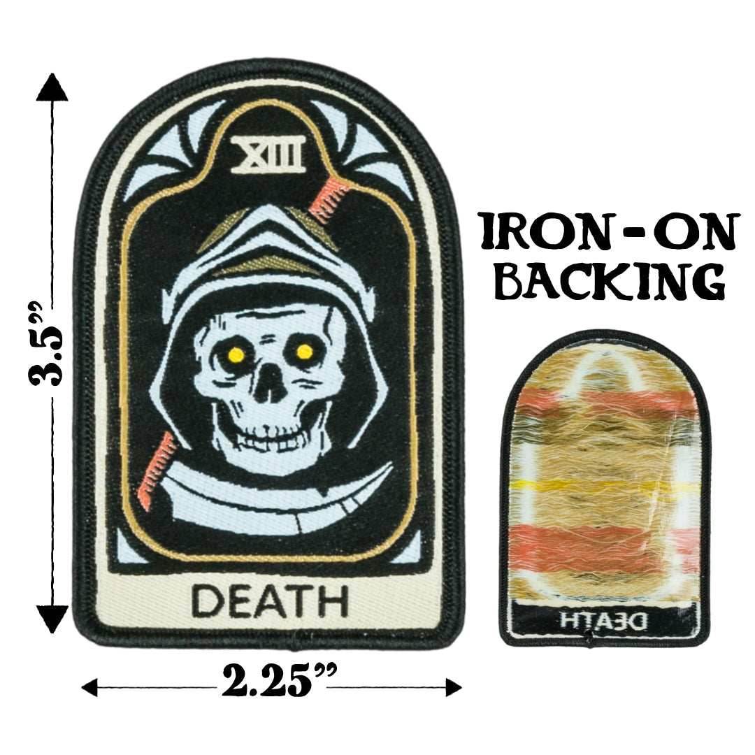 LIMITED Death Tarot Nouveau Iron-On Patch - 
