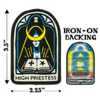 LIMITED The High Priestess Tarot Nouveau Iron-On Patch - 