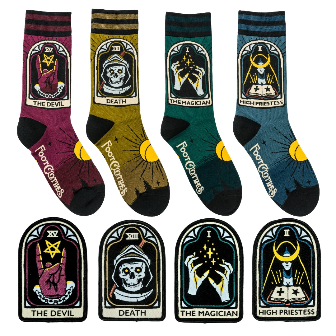 LIMITED Tarot Nouveau Sock and Patch Pack | 4 Designs