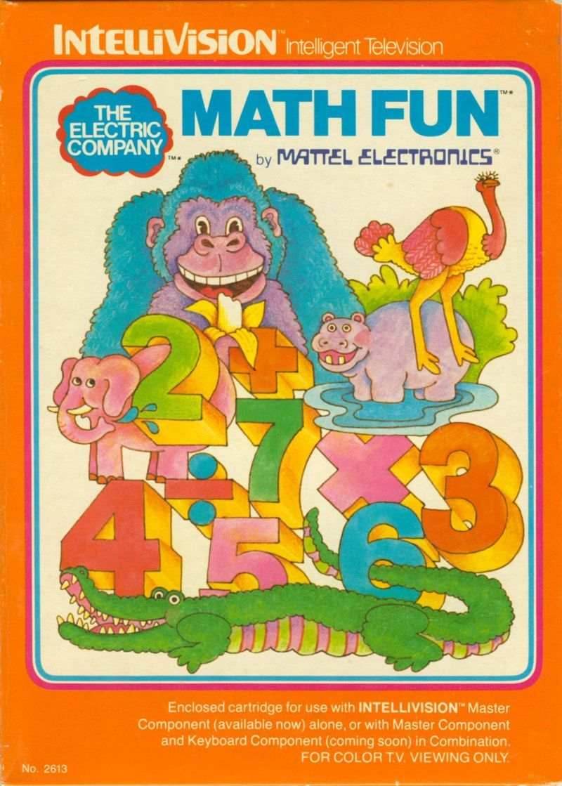 Math Fun (Intellivision) - Game Manual Only