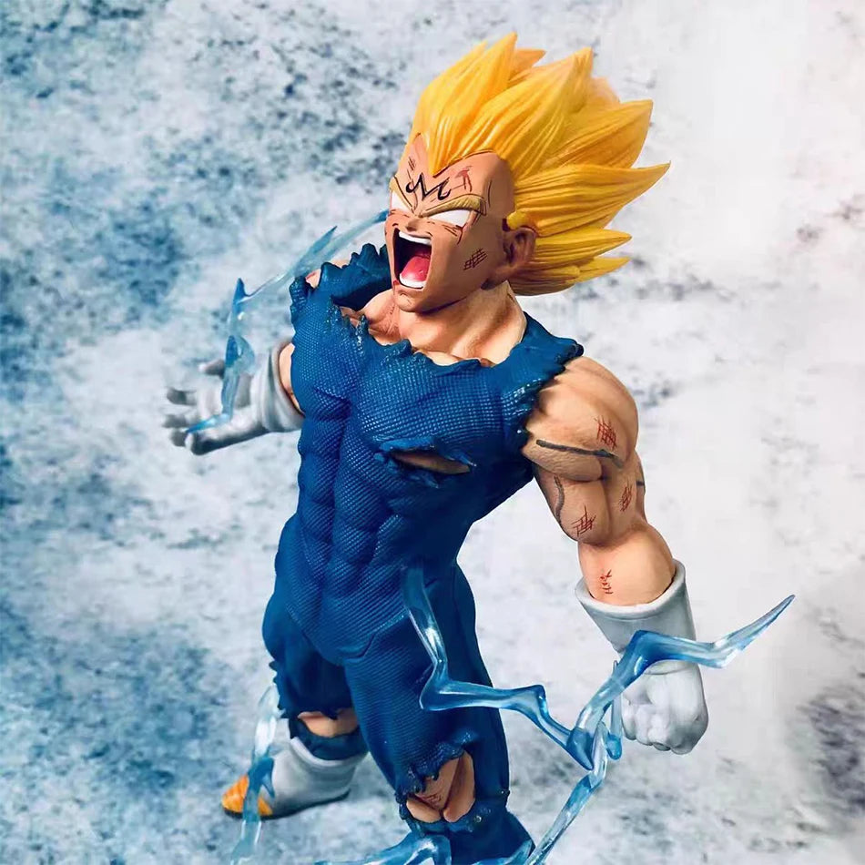 32CM28MC Dragon Ball Z GK Figure MAXIMATIC The Vegeta Super Saiyan Son Majin Vegeta Self-Destuct Vegeta Figure Toys Model Gift