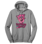 Franken Berry Monster Cereal Mascot Hooded Sweatshirt - Oxford Gray