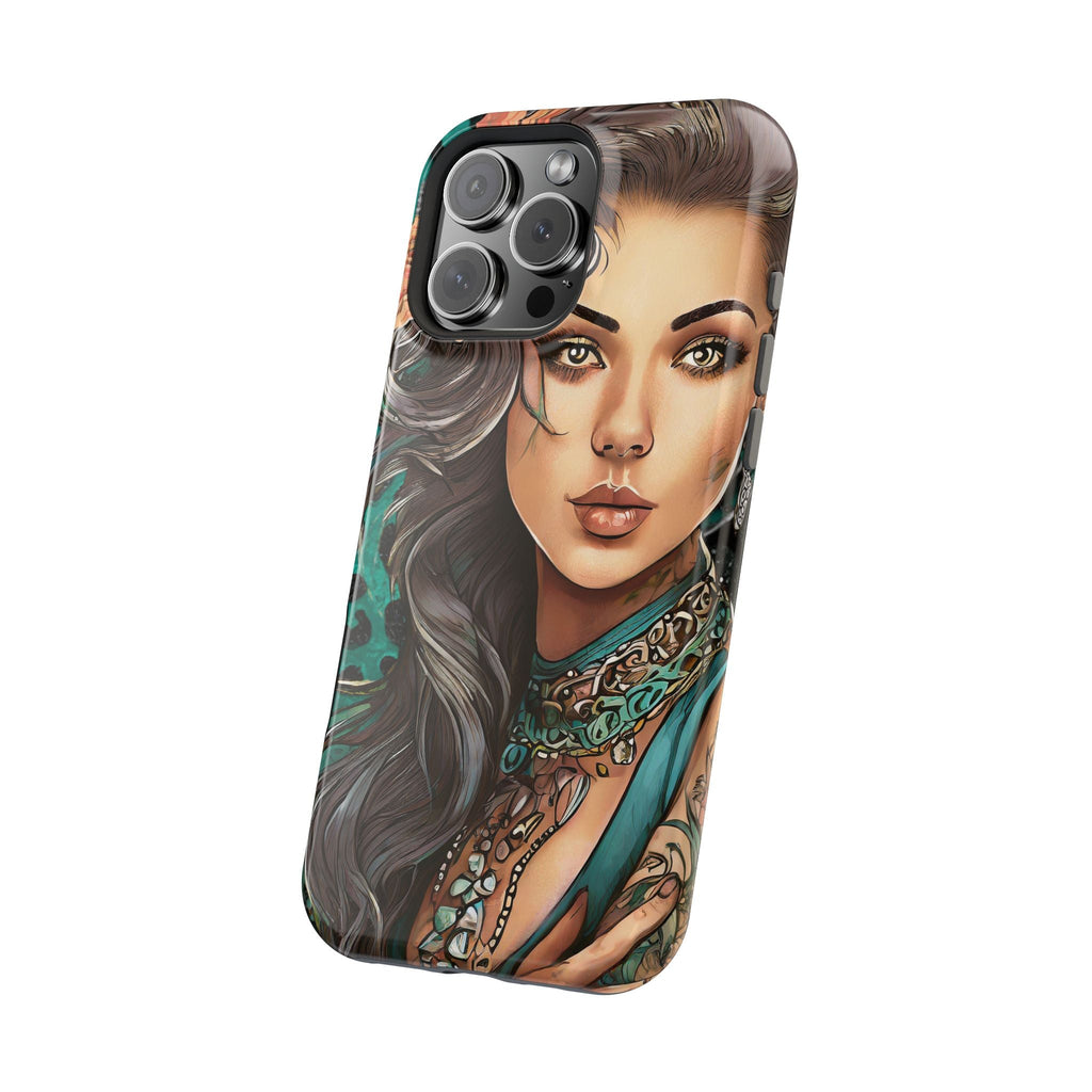 Vibrant Beauty Magnetic Tough Phone Case