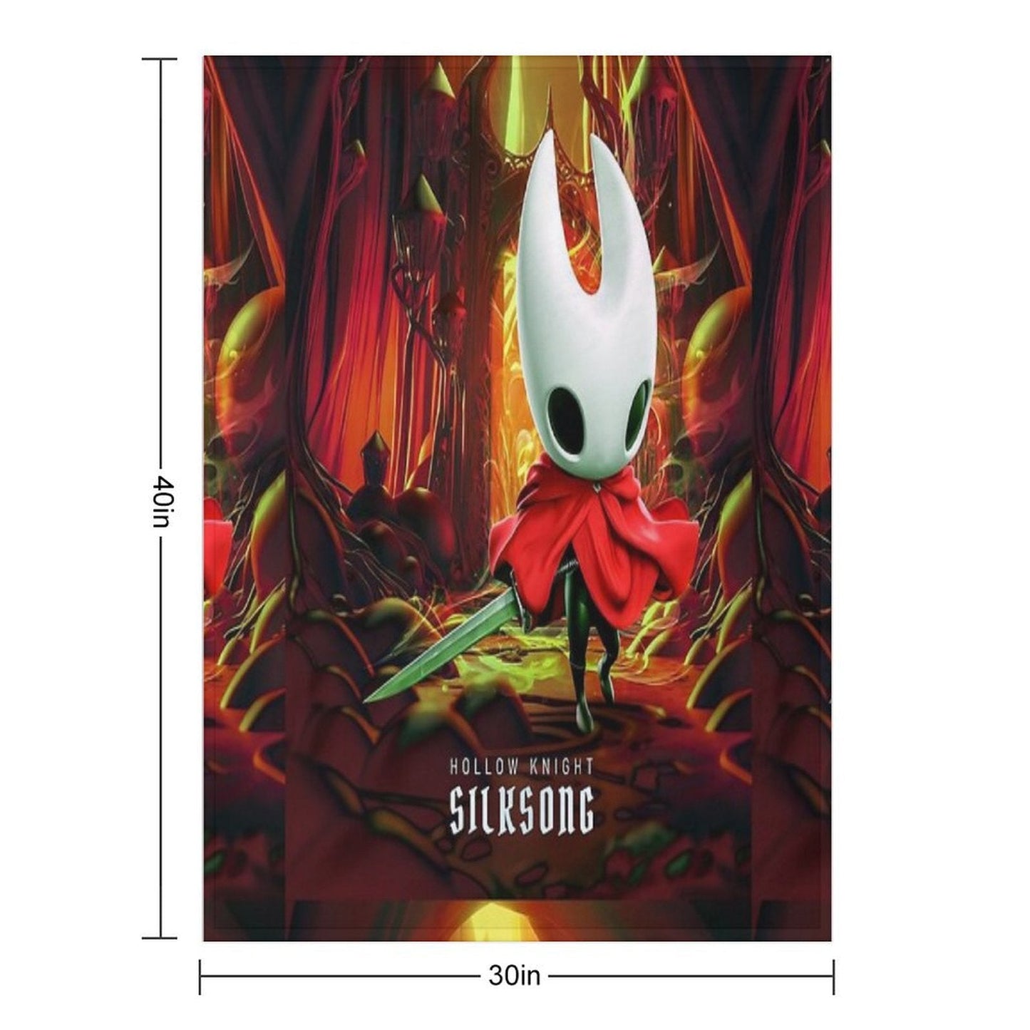 Hollow Knight Silksong Throw Blanket