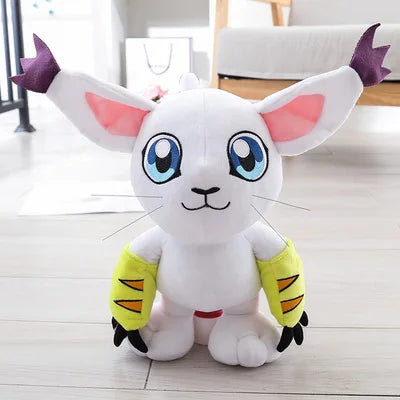 33cm Cute Anime Digimon Adventure Agumon Patamon Tailmon Gomamon Piyomon Gabumon Tentomon Palmon Action Figure Plush Doll