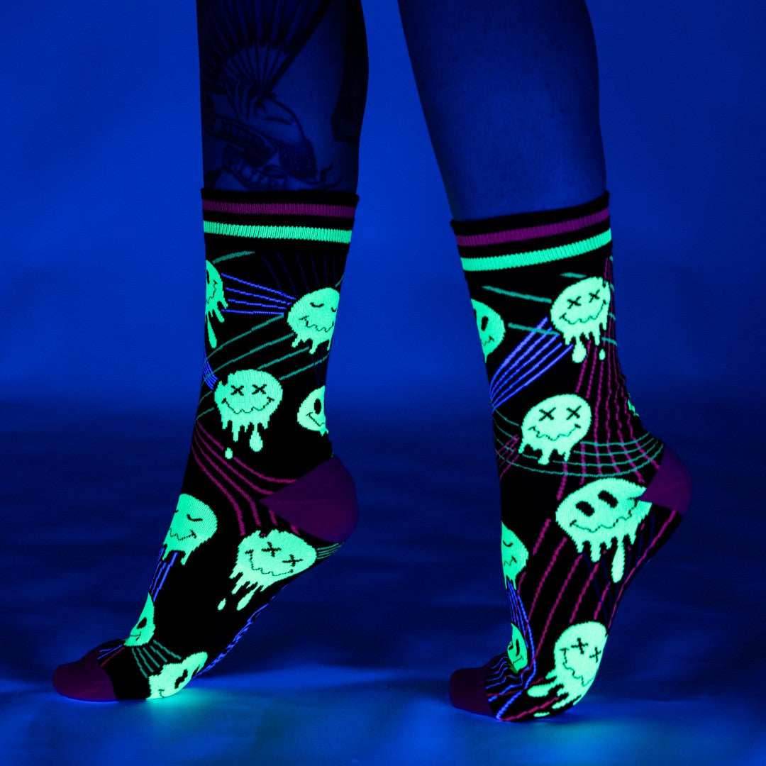 Laser BassFace Melt Supreme Crew Socks - 