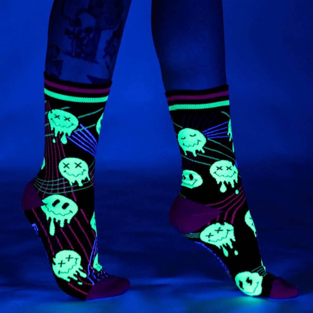 Laser BassFace Melt Supreme Crew Socks - 
