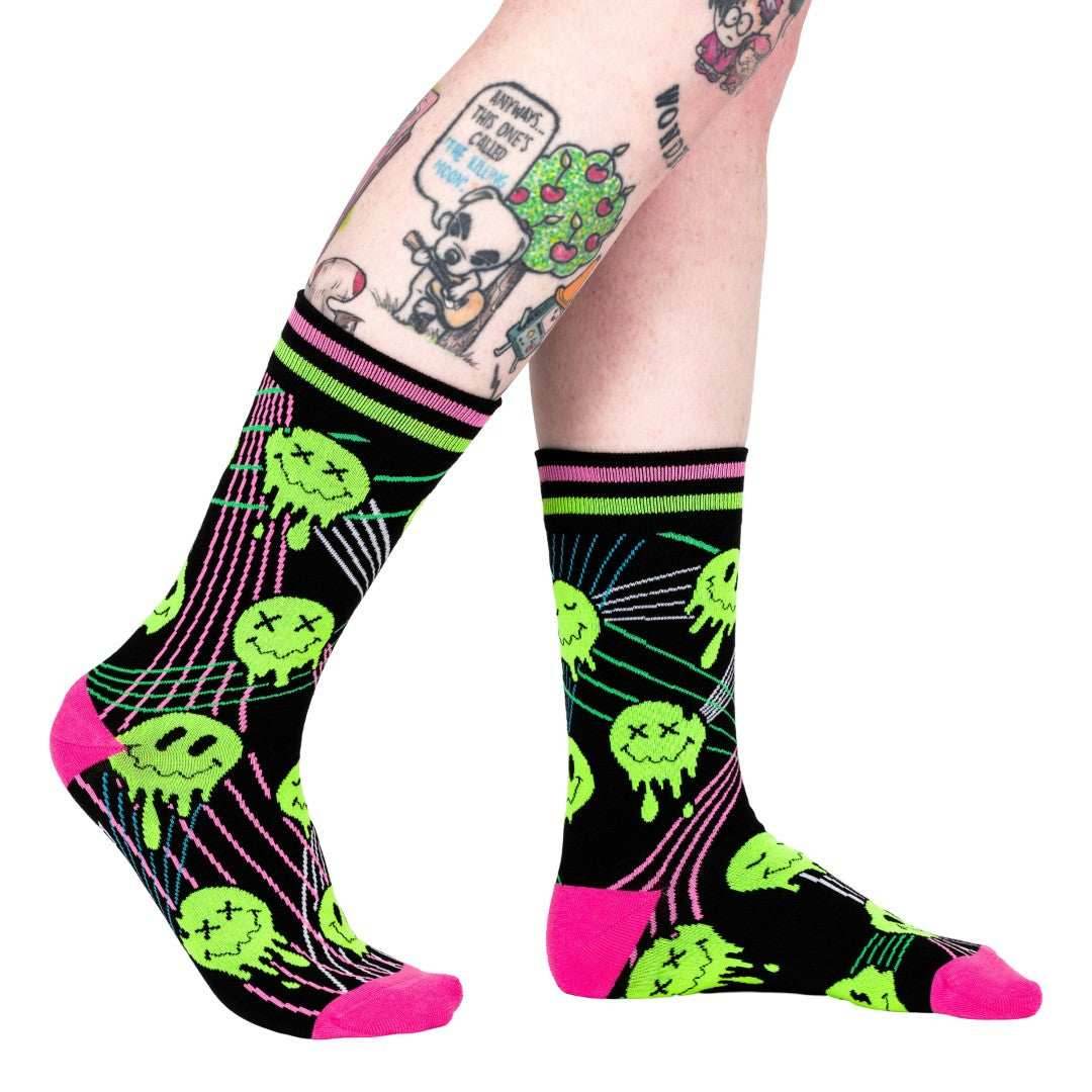 Laser BassFace Melt Supreme Crew Socks - 
