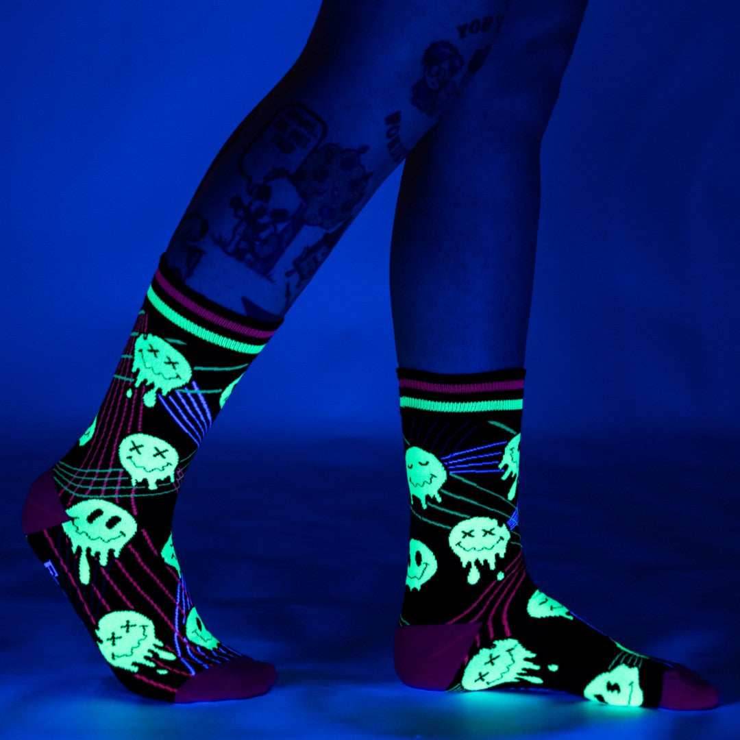Laser BassFace Melt Supreme Crew Socks - 