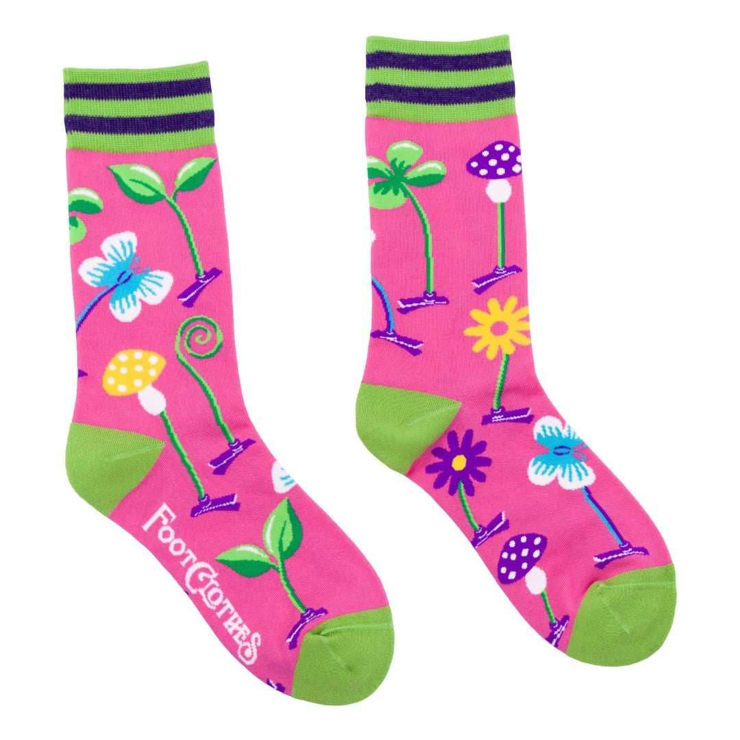 Trippy Clippies Crew Socks - 