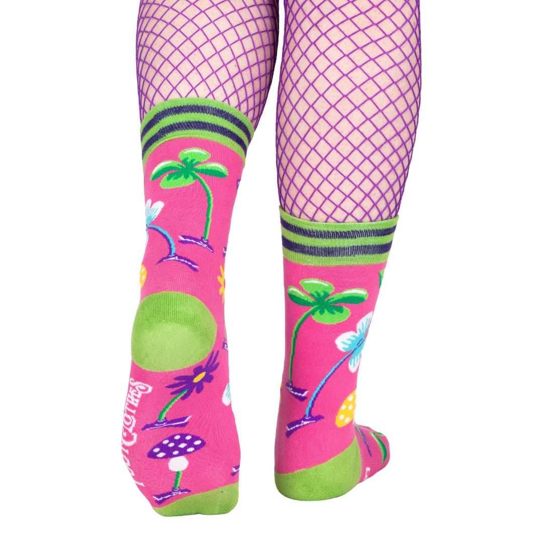 Trippy Clippies Crew Socks - 