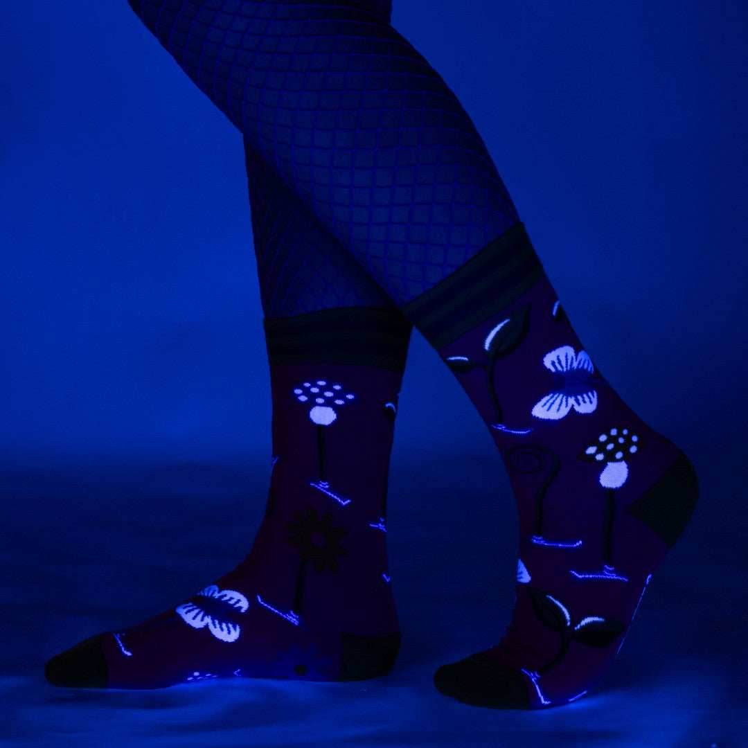 Trippy Clippies Crew Socks - 