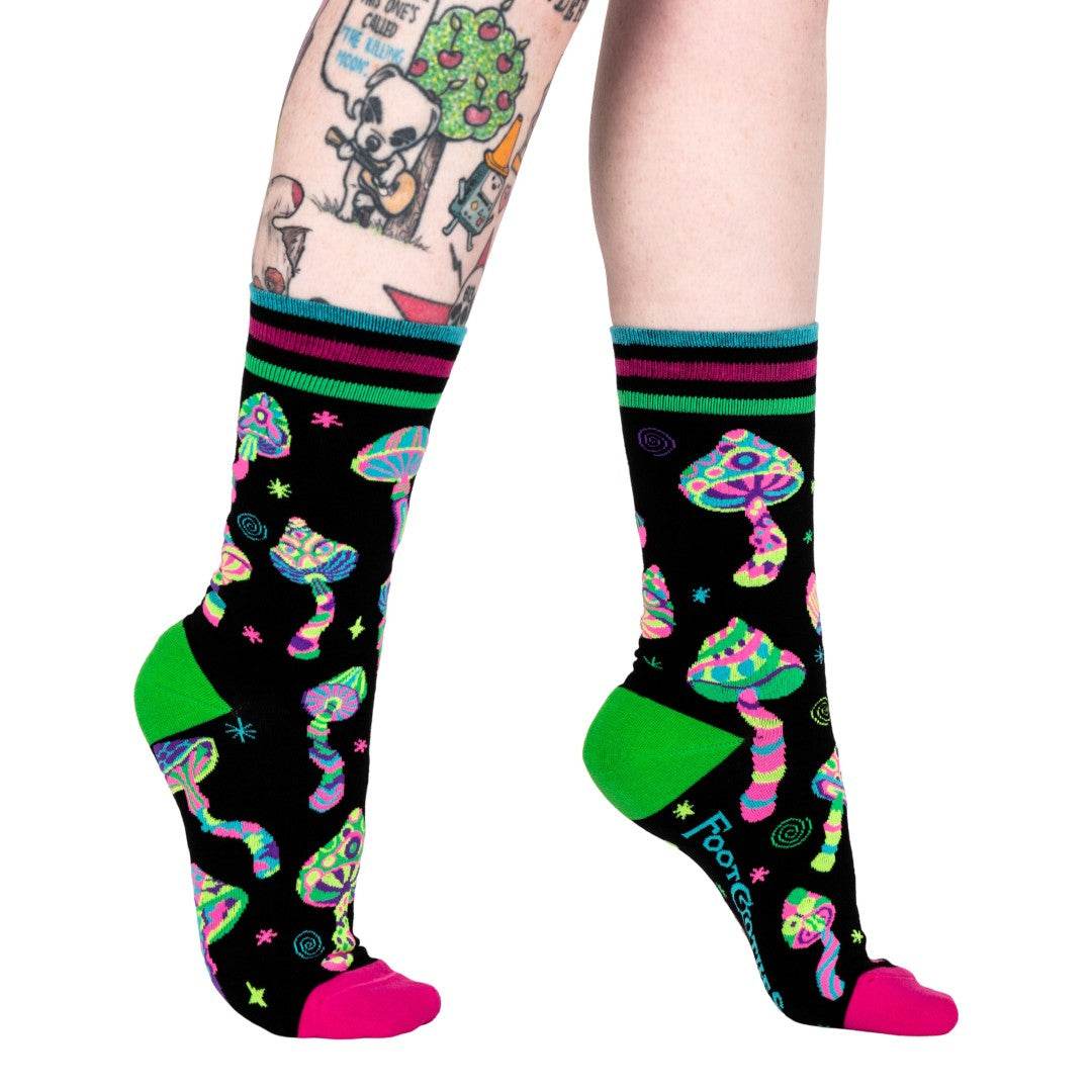 Funky Fungi Crew Socks - 