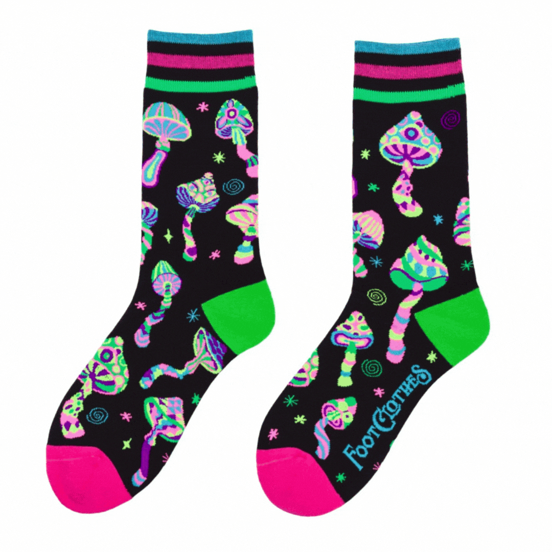 Funky Fungi Crew Socks - 