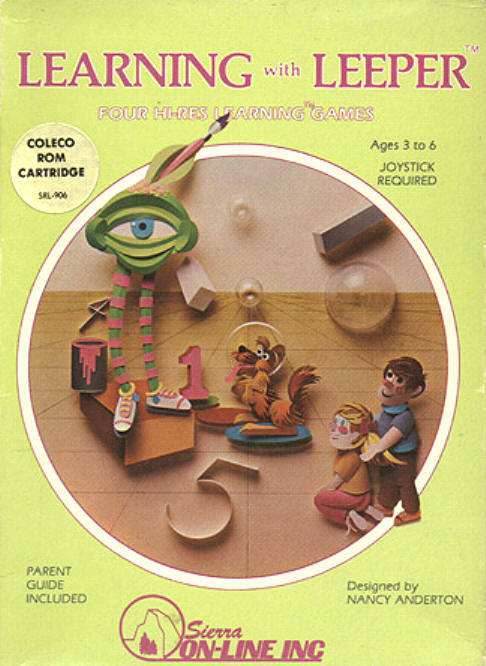 Learning with Leeper (Colecovision) - Game Manual Only
