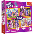 Trefl Red 4 in 1 Puzzle - My Little Pony - Meet the Ponies