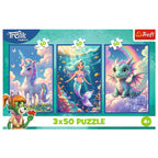 Trefl Kids Treflik Family - Together in a colourful world 3x50 Piece Puzzle