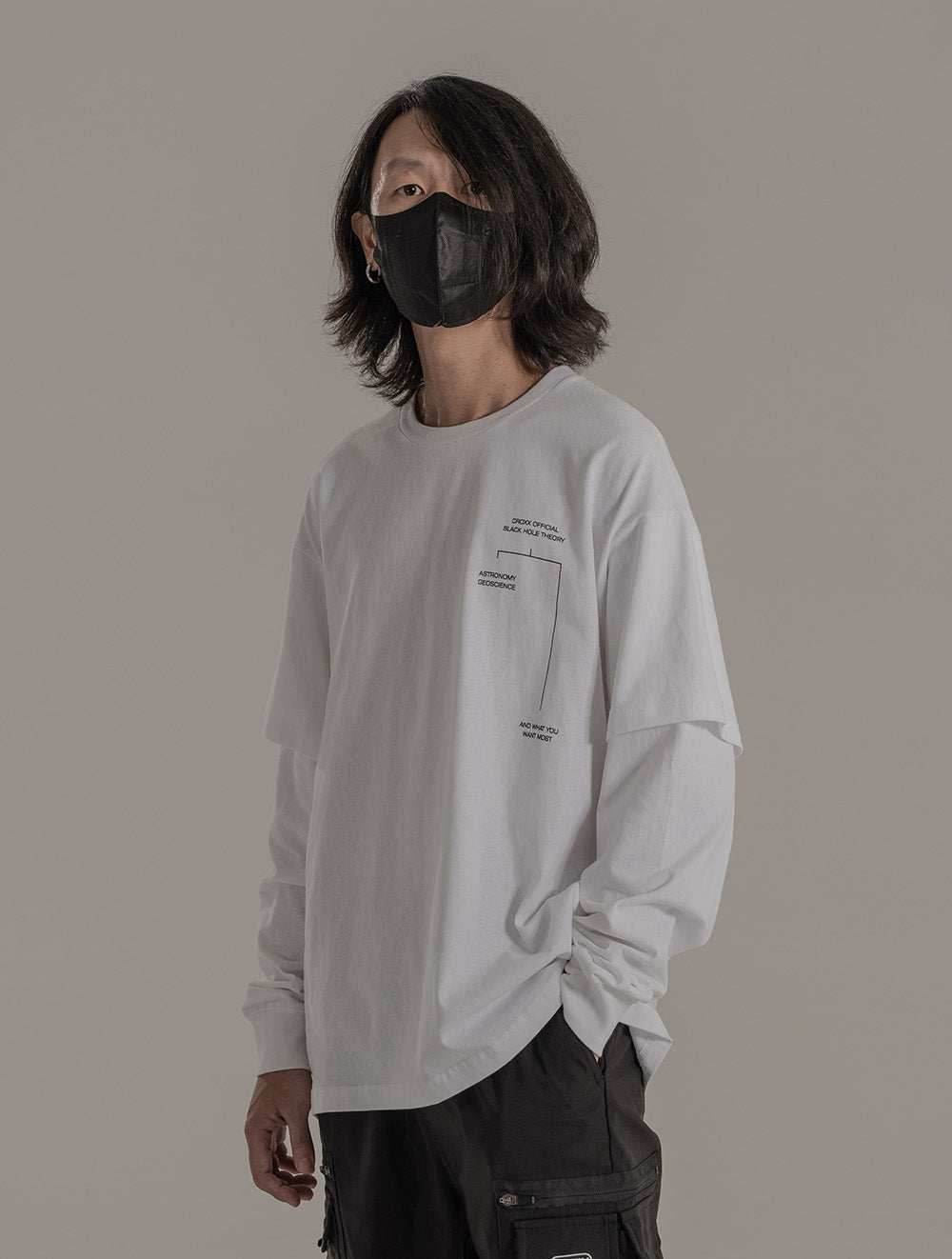 CRO778 Tech Evolution Long Sleeves Tee - White / S