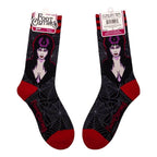 Elvira Mistress of the Dark Crew Socks - 