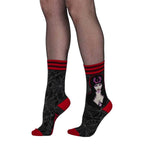 Elvira Mistress of the Dark Crew Socks - 