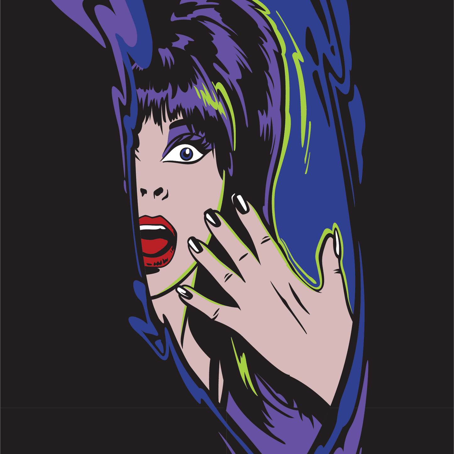 Elvira Unpleasant Dreemz Crew Socks - 